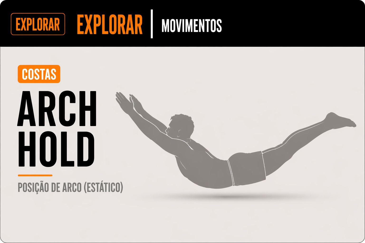 Movimento Arch Hold da Linha Metabólica
