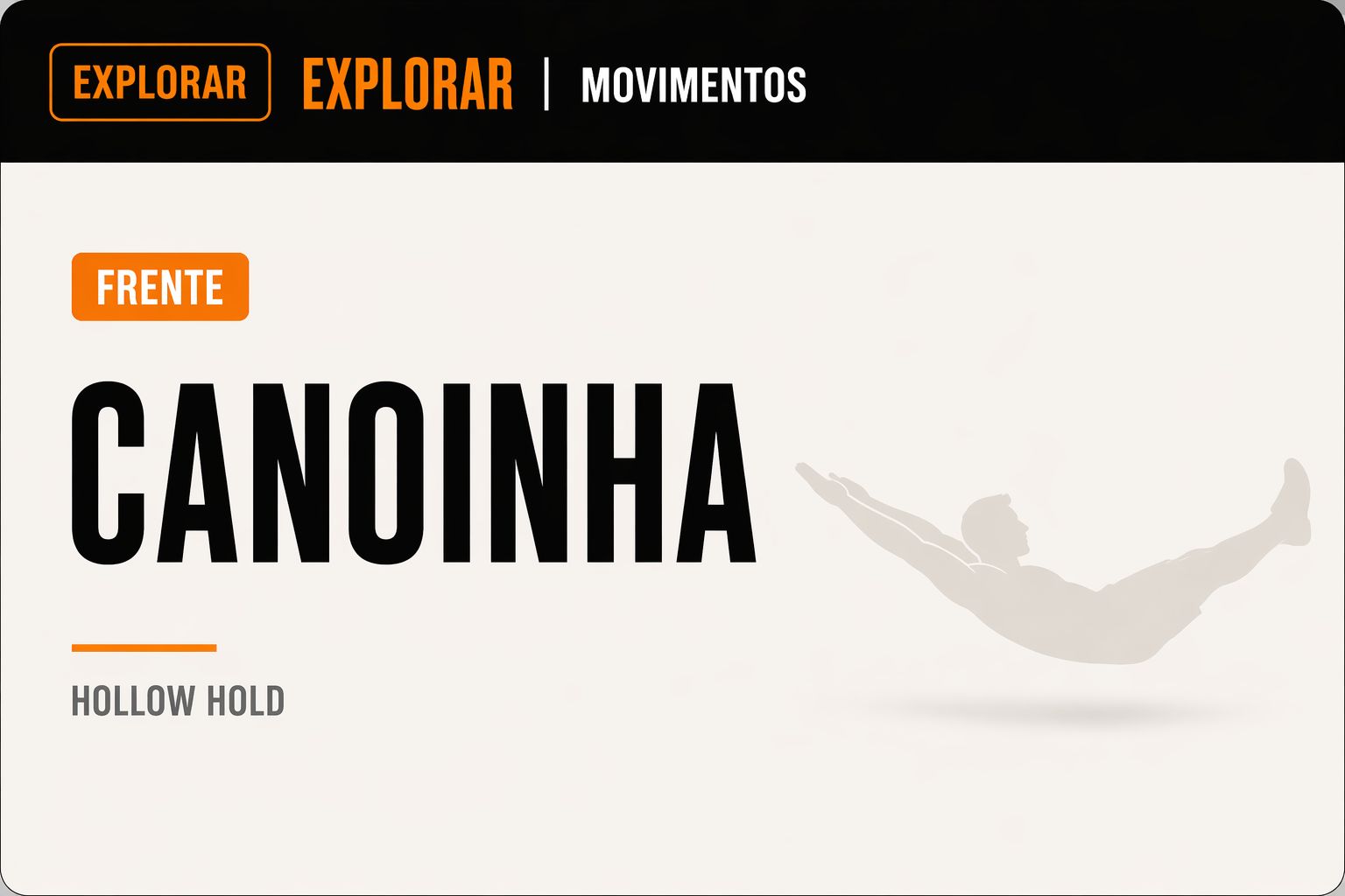 Movimento Hollow Hold da Linha Metabólica