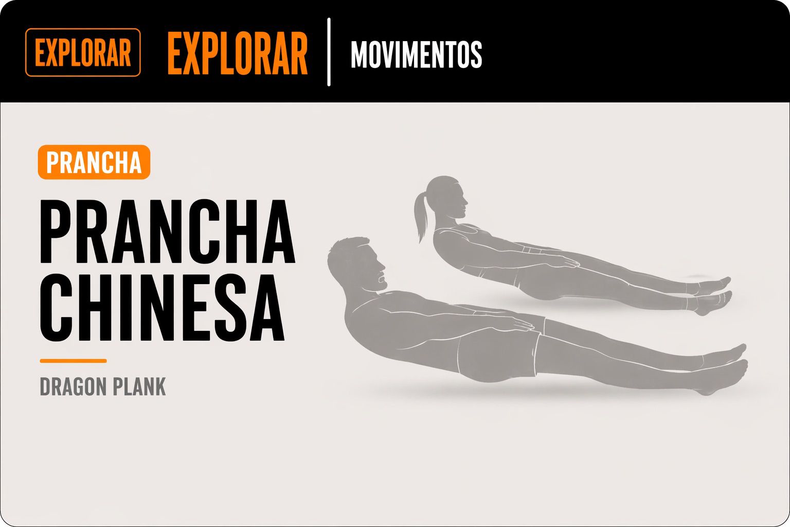 Movimento Prancha Chinesa da Linha Metabólica